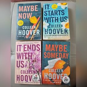 Colleen Hoover Paperback Book Set - Multicolor Covers